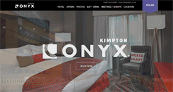 Desktop Screenshot of onyxhotel.com